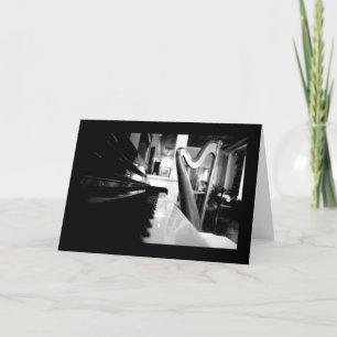 Cartão Piano & Harp [Cartão Saudável]