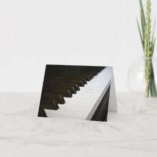Cartão Piano Keys note card