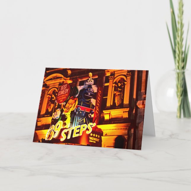 Cartão Piccadilly (cor 1843) do London Theater (Frente)