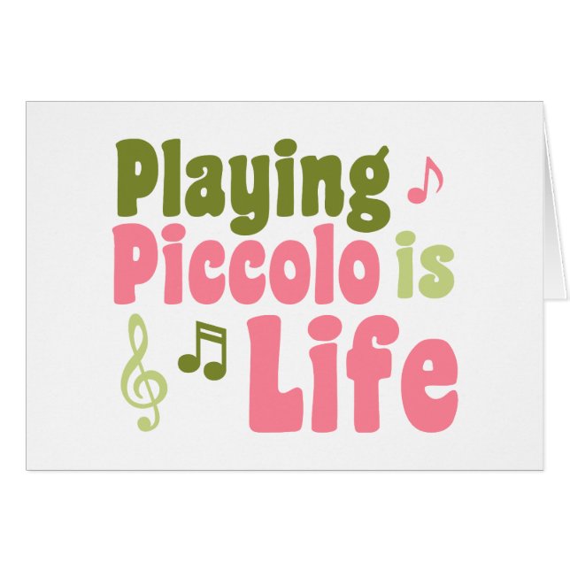 Cartão Piccolo é Vida (Frente Horizontal)