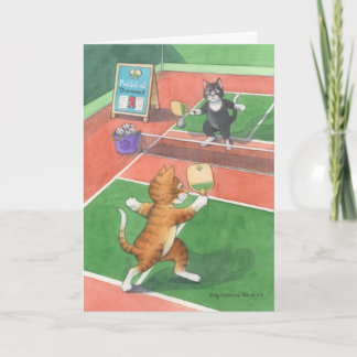 Cartão Pickleball Birthday Bud & Tony Notecard