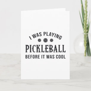 Cartão Pickleball Dink Eu Estava Jogando Presente De Pick
