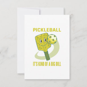 Cartão Pickleball É um tipo de grande doação de trocadilh