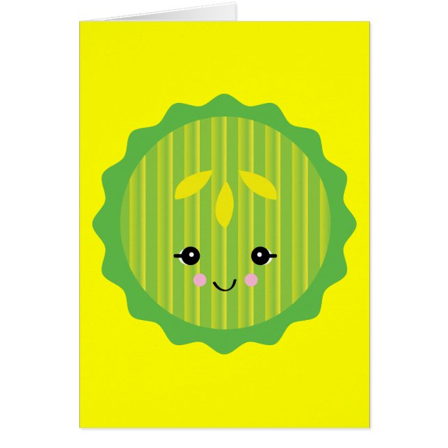 Cartão picles kawaii (Frente)