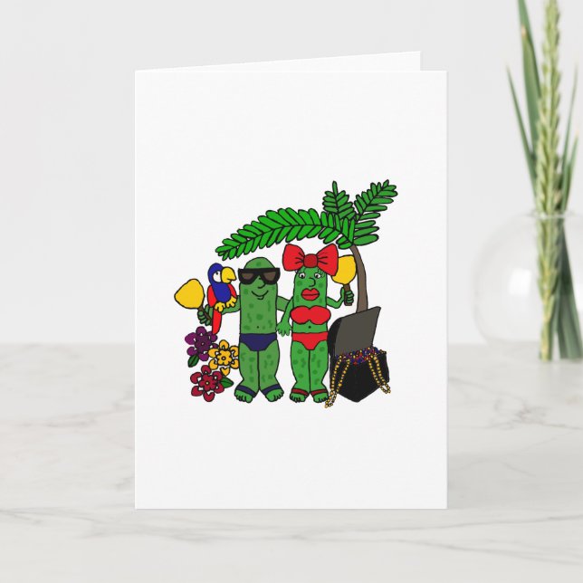 Cartão Picles no Paraíso (Frente)