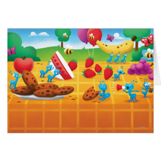 Cartão Picnic de verão