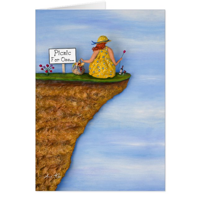 Cartão Picnic para um (Frente)