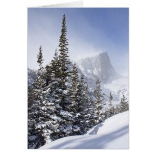 Cartão Pico de Hallett em março