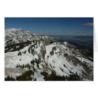Cartão Picos de neve das montanhas Teton I Fotografia