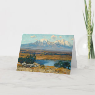 Cartão Picos Espanhóis, CO   Charles Partridge Adams