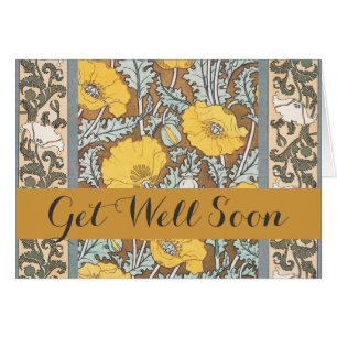 Cartão Picpy Art Illustration Flower Nouveau