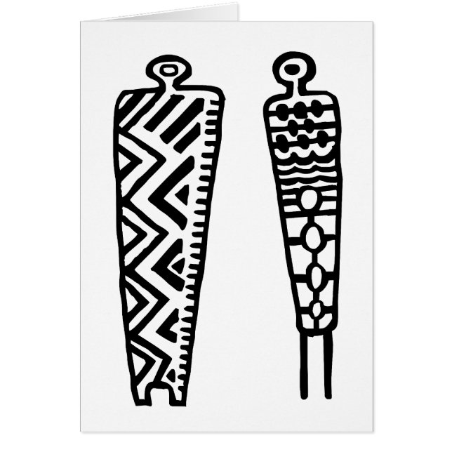 Cartão Pictografo Men-BW (Frente)