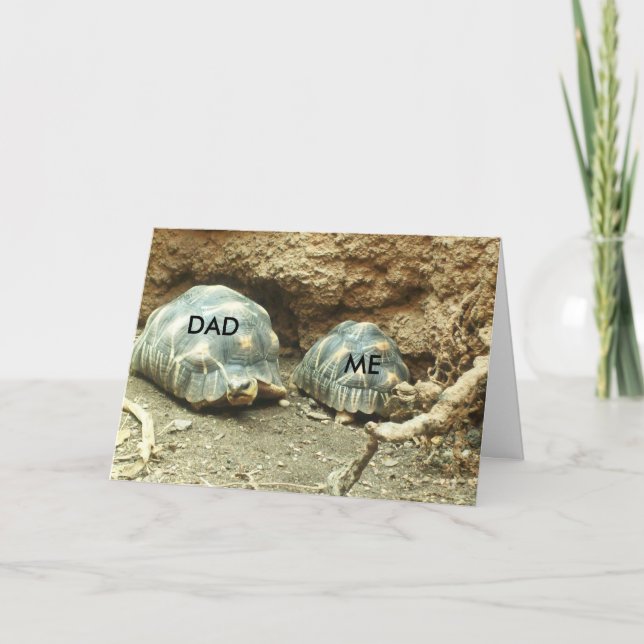 Cartão Picture Perfect: Dad & Me (Frente)