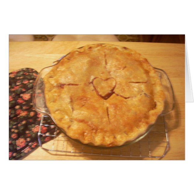 Cartão Pie, alguém? (Frente Horizontal)