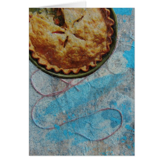 Cartão Pie Collage (Frente)
