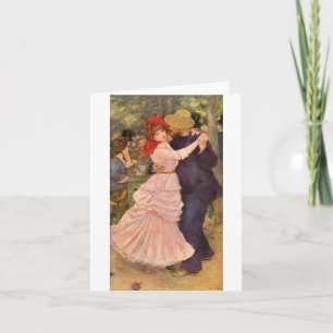 Cartão Pierre-Auguste Renoir - Danse à Bougival (1883)