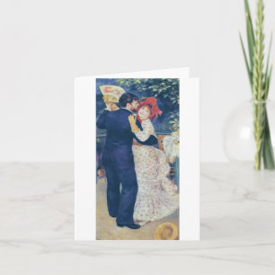 Cartão Pierre-Auguste Renoir - Danse à la campagne (1883)