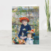 Pierre-Auguste Renoir - Duas irmãs no Terrace