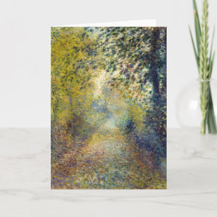 Cartão Pierre-Auguste Renoir - Na Floresta