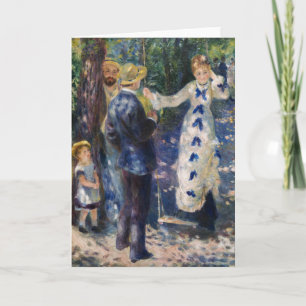 Cartão Pierre-Auguste Renoir - O Balanço