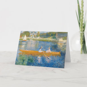 Cartão Pierre-Auguste Renoir - O Skiff