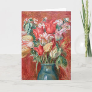 Cartão Pierre-Auguste Renoir - Tulip Bouquet