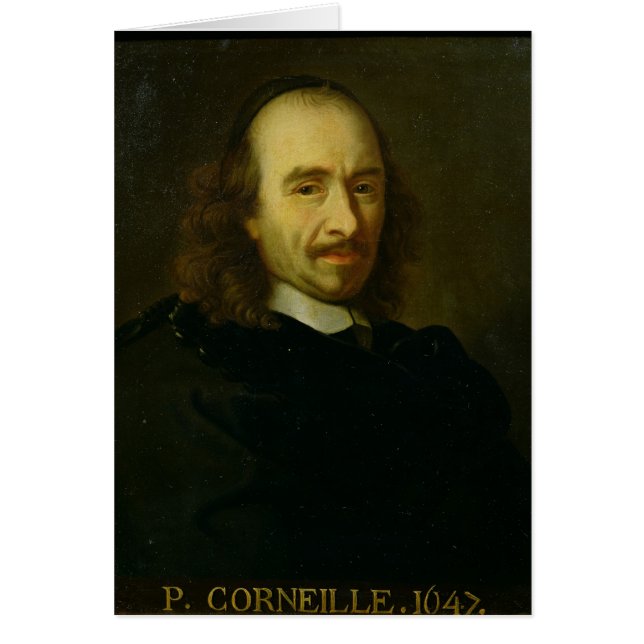 Cartão Pierre de Corneille 1647 (Frente)