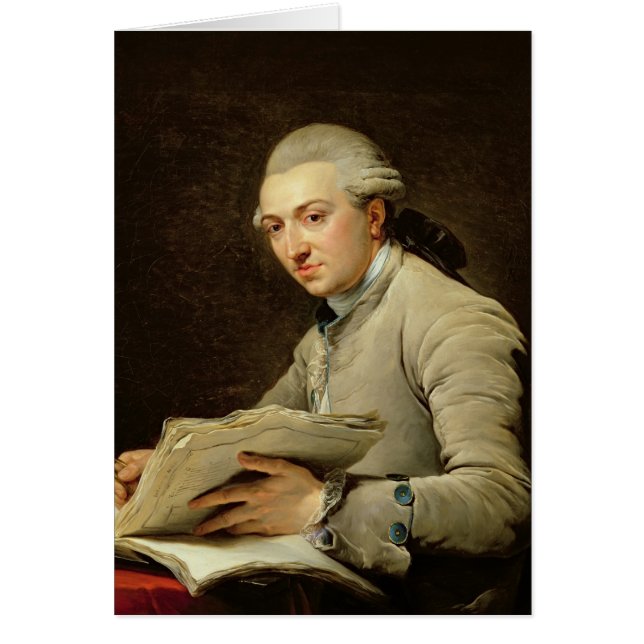 Cartão Pierre Rousseau 1774 (Frente)