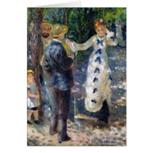 Cartão Pierre um Renoir o balanço