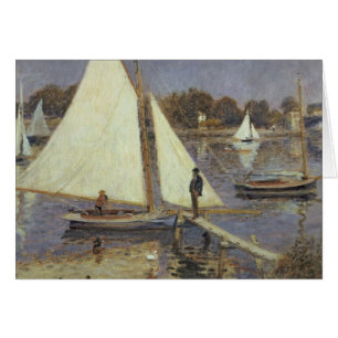 Cartão Pierre um Renoir o Seine em Argenteuil