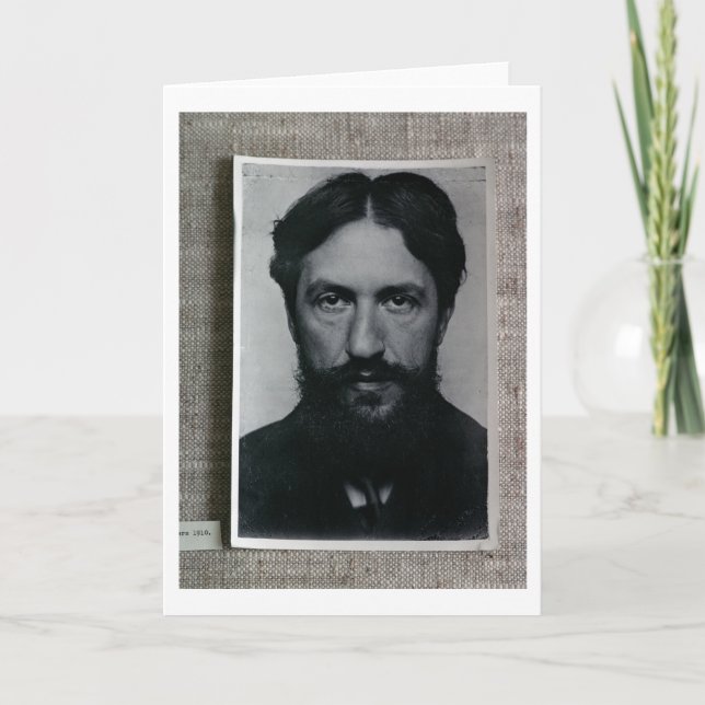 Cartão Piet Mondrian (1872-1944), c.1910 (b/w photo) (Frente)