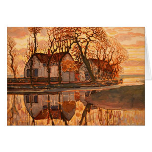 Cartão Piet Mondrian Modern Art