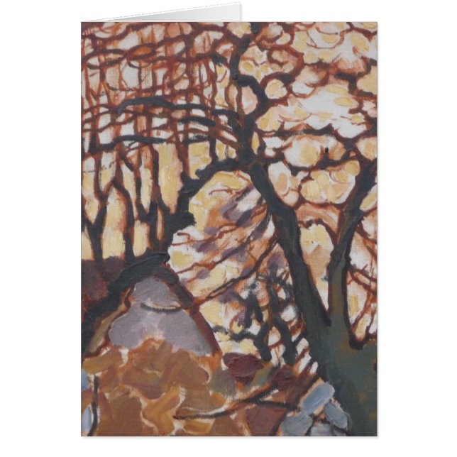 Cartão Piet Mondrian Modern Art (Frente)