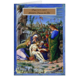 Cartão Pieta de Jesus Cristo