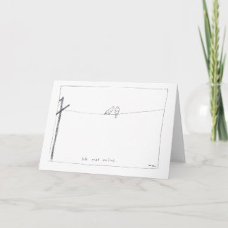 Cartão Pigeons greeting card