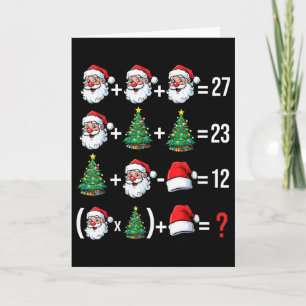 Cartão Pijama de Natal engraçado 67 meme Papai Noel profe