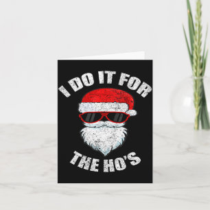 Cartão Pijama sujo safado Natal adulto engraçado, Ho Pj,