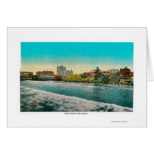 Cartão Pike Front e Long Beach, Califórnia