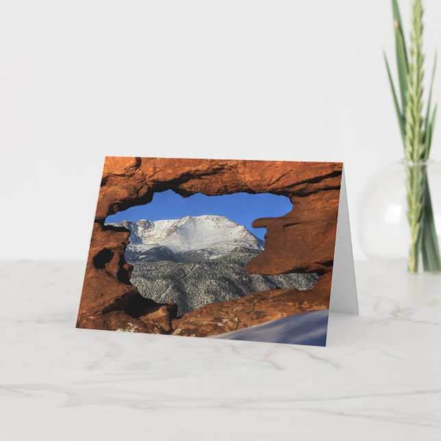 Cartão Pikes Peak Thru Hole (Frente)