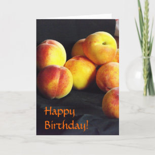 Cartão Pile of Peaches Birthday Card