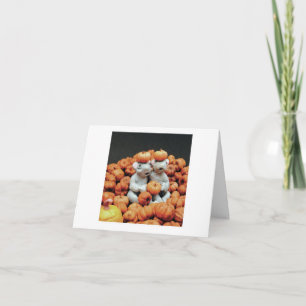 Cartão Pilha de Abóbora - Ratos