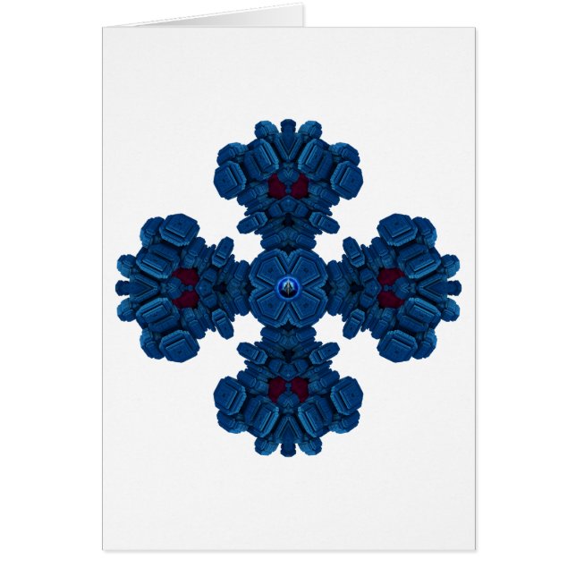 Cartão Pilha de Cubo Cruzado (Frente)