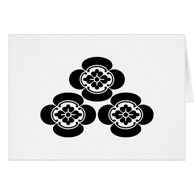 Cartão Pilha de três mokkos (Frente Horizontal)