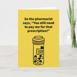 Cartão Pill Owe Talk - Aniversário
