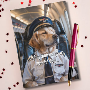 Cartão Piloto de Cachorro & Avião, Aniversário de Aviação