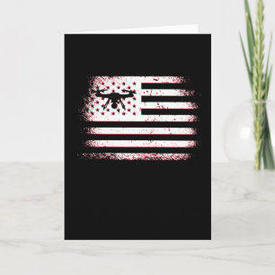 Cartão Piloto de Drone Engraçado Oferece Lover Quadcopter