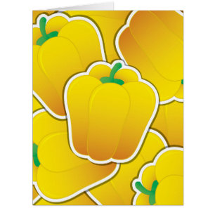 Cartão Pimenta amarela funfa