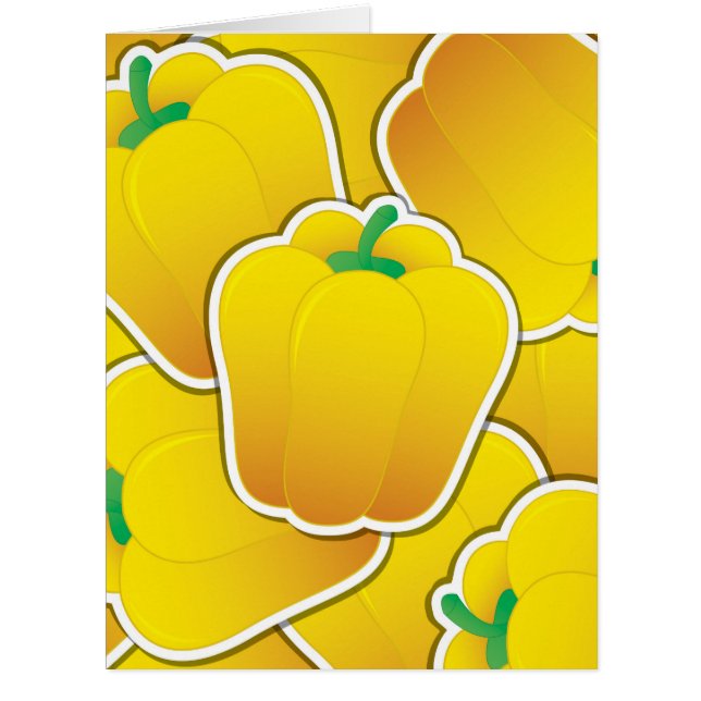 Cartão Pimenta amarela funfa (Frente)