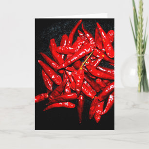 Cartão Pimenta Quente - Natureza Morta