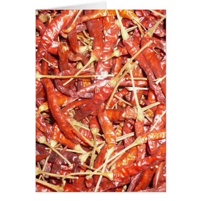 Cartão pimenta seca vertical (Frente)